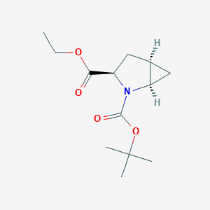 ETHYL(1R,3R,5R)-2-BOC-2-AZABICYCLO[3,1,0]HEXANE-3-CARBOXYLATE图片
