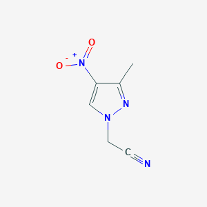 (3-methyl-4-nitro-1H-pyrazol-1-yl)acetonitrile图片