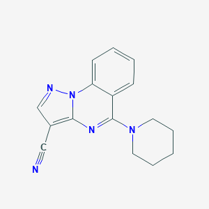 5-Piperidinopyrazolo[1,5-a]quinazoline-3-carbonitrile图片
