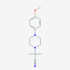 2-[4-(4-Methoxyphenyl)piperazin-1-yl]-2-methylpropanenitrile图片