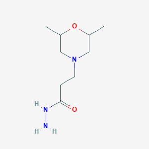 3-(2,6-Dimethyl-morpholin-4-yl)-propionic Acid Hydrazide图片