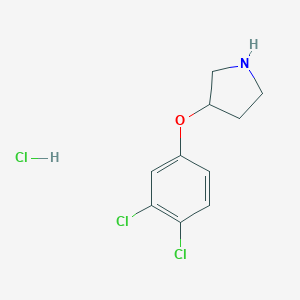 3-(3,4-Dichlorophenoxy)pyrrolidine Hydrochloride图片
