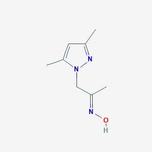 N-[1-(3,5-Dimethyl-1H-pyrazol-1-yl)propan-2-ylidene]hydroxylamine图片
