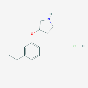 3-(3-Isopropylphenoxy)pyrrolidine Hydrochloride图片
