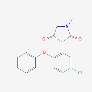 3-(5-Chloro-2-phenoxyphenyl)-1-methylpyrrolidine-2,4-dione图片