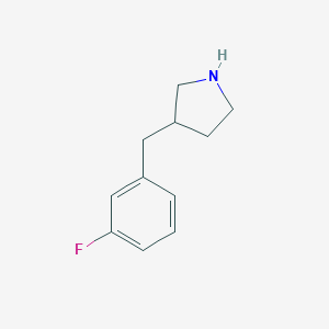 3-[(3-Fluorophenyl)methyl]-pyrrolidine图片
