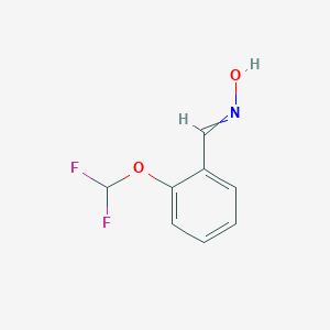N-{[2-(difluoromethoxy)phenyl]methylidene}hydroxylamine图片