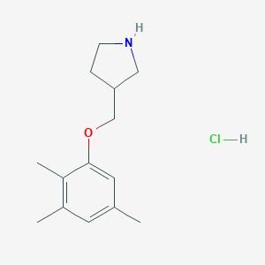 3-[(2,3,5-Trimethylphenoxy)methyl]pyrrolidinehydrochloride图片