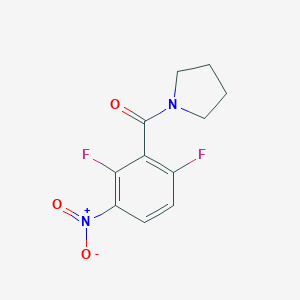 1-(2,6-Difluoro-3-nitrobenzoyl)pyrrolidine图片