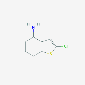 2-chloro-4,5,6,7-tetrahydro-1-benzothiophen-4-amine图片