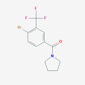 1-[4-Bromo-3-(trifluoromethyl)benzoyl]pyrrolidine图片