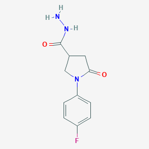 1-(4-Fluorophenyl)-5-oxopyrrolidine-3-carbohydrazide图片