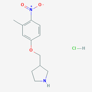 3-[(3-Methyl-4-nitrophenoxy)methyl]pyrrolidinehydrochloride图片