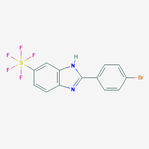 2-(4-Bromophenyl)-5-(pentafluorosulfanyl)-1H-benzoimidazole图片