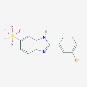 2-(3-Bromophenyl)-5-(pentafluorosulfanyl)-1H-benzoimidazole图片