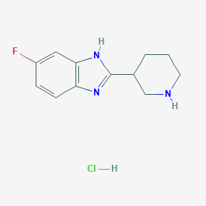 5-Fluoro-2-piperidin-3-yl-1H-benzoimidazole hydrochloride图片