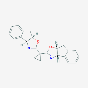 (3aS,3a'S,8aR,8a'R)-2,2'-(环丙烷-1,1-二基)双(8,8a-二氢-3αH-茚并[1,2-d]恶唑)图片