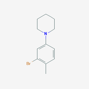 1-(3-Bromo-4-methylphenyl)piperidine图片
