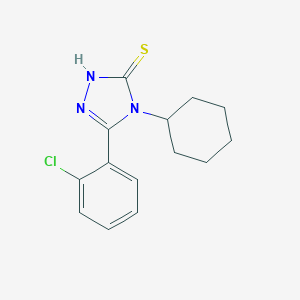 5-(2-Chlorophenyl)-4-cyclohexyl-4H-1,2,4-triazole-3-thiol图片