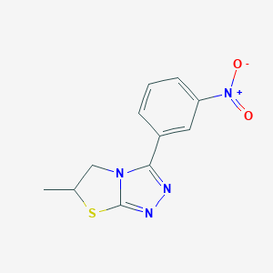6-methyl-3-(3-nitrophenyl)-5,6-dihydro[1,3]thiazolo[2,3-c][1,2,4]triazole图片