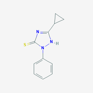 3-cyclopropyl-1-phenyl-1H-1,2,4-triazole-5-thiol图片