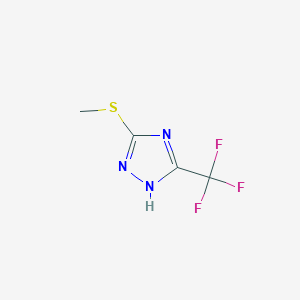 5-(methylthio)-3-(trifluoromethyl)-1H-1,2,4-triazole图片