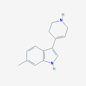 6-methyl-3-(1,2,3,6-tetrahydropyridin-4-yl)-1H-indole图片
