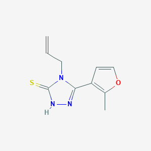 4-allyl-5-(2-methyl-3-furyl)-4H-1,2,4-triazole-3-thiol图片