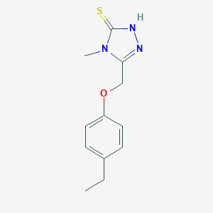 5-[(4-ethylphenoxy)methyl]-4-methyl-4H-1,2,4-triazole-3-thiol图片