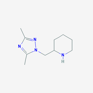2-[(dimethyl-1H-1,2,4-triazol-1-yl)methyl]piperidine图片