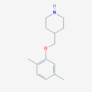 4-[(2,5-Dimethylphenoxy)methyl]piperidine图片