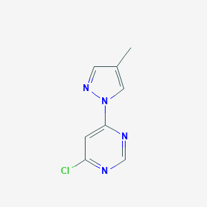 4-氯-6-(4-甲基-吡唑-1-基)-嘧啶图片