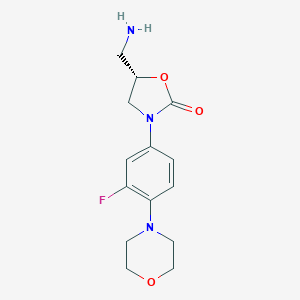 (S)-5-(氨甲基)-3-(3-氟-4-吗啉苯基)-恶唑烷-2-酮图片