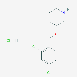 3-(2,4-Dichloro-benzyloxy)-piperidine hydrochloride图片
