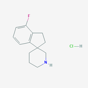 4-Fluoro-2,3-Dihydrospiro[Indene-1,3-Piperidine] Hydrochloride图片