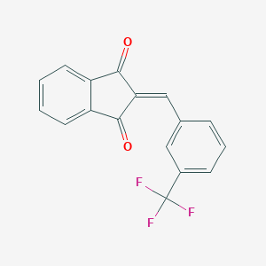 2-{[3-(Trifluoromethyl)phenyl]methylene}-1H-indene-1,3(2H)-dione图片