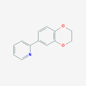 2-[3,4-(Ethylenedioxy)phenyl]pyridine图片