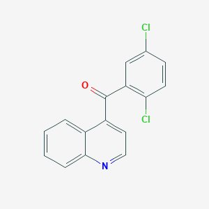 4-(2,5-Dichlorobenzoyl)quinoline图片
