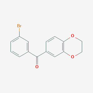 3-Bromo-3',4'-(ethylenedioxy)benzophenone图片