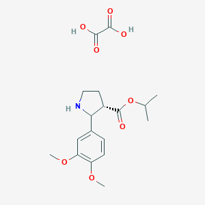 Isopropyl(3S)-2-(3,4-Dimethoxyphenyl)-3-pyrrolidinecarboxylate Oxalate图片