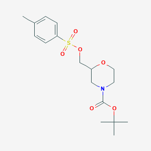tert-Butyl 2-((tosyloxy)methyl)morpholine-4-carboxylate图片