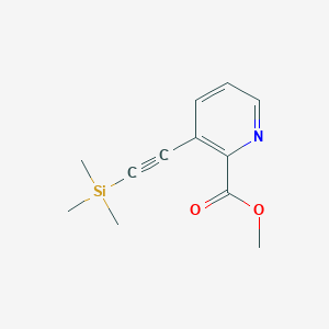 Methyl 3-[2-(Trimethylsilyl)ethynyl]pyridine-2-carboxylate图片