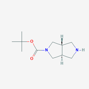 tert-butyl(3aS,6aS)-rel-octahydropyrrolo[3,4-c]pyrrole-2-carboxylate图片