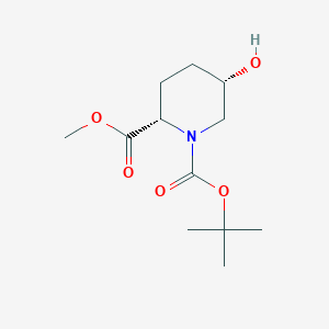 (2S,5S)-1-tert-Butyl 2-methyl 5-hydroxypiperidine-1,2-dicarboxylate图片