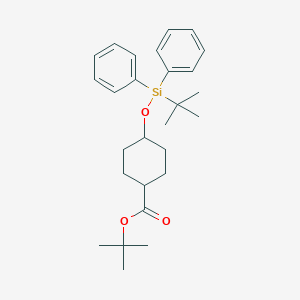 tert-Butyl 4-((tert-Butyldiphenylsilyl)oxy)cyclohexanecarboxylate图片