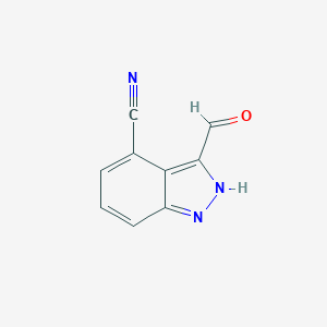 4-Cyano-3-(1H)indazole carboaldehyde图片