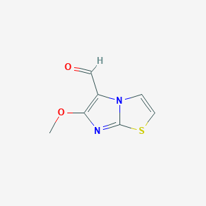 6-methoxyimidazo[2,1-b][1,3]thiazole-5-carbaldehyde图片