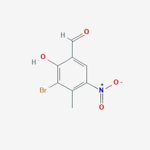 3-Bromo-2-hydroxy-4-methyl-5-nitro-benzaldehyde图片