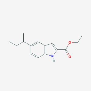 Ethyl 5-sec-butyl-1h-indole-2-carboxylate图片