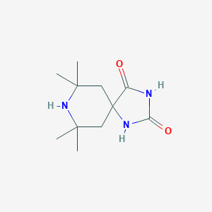 7,7,9,9-Tetramethyl-1,3,8-triazaspiro[4,5]decane-2,4-dione图片